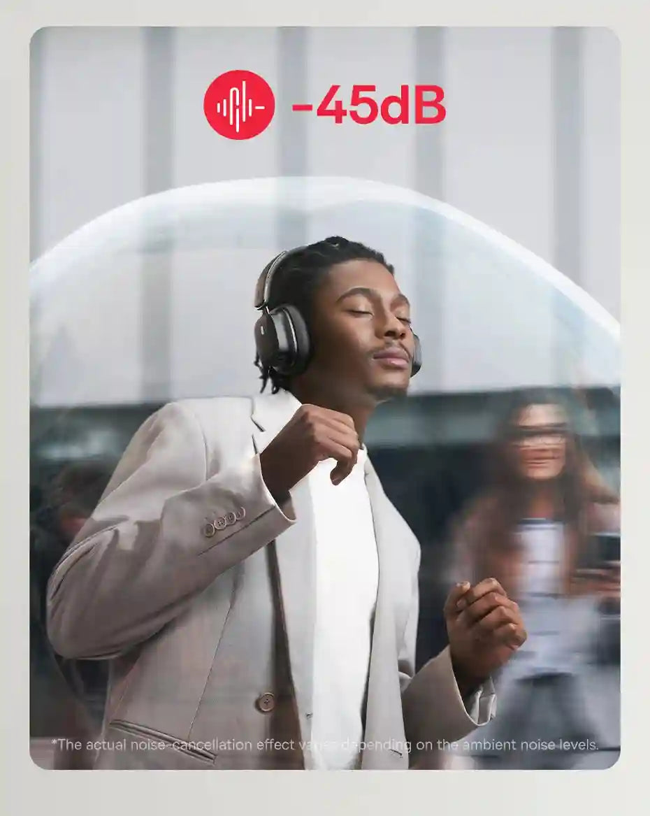 Tidesmit Wireless Headphones: Active Noise Cancellation & Spatial Audio Tidesmit