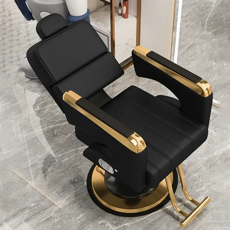Barber Chair 360° Hydraulic Reclining Salon Station - Durable EU Design Massage Chairs Style-16 Tidesmit