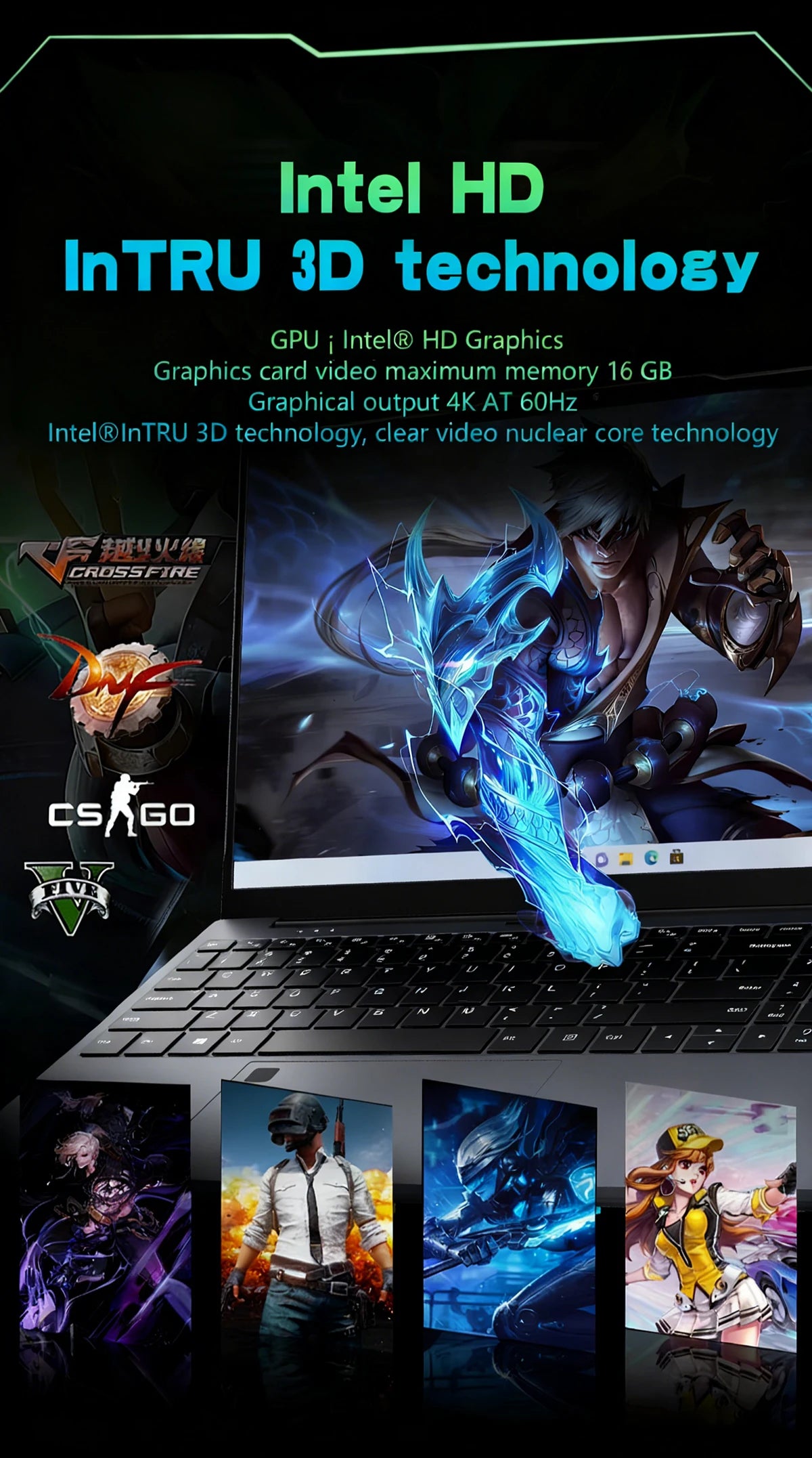 New 15.6 " Laptop Intel Core i9-10980HK 16GB RAM 1TB SSD Ultra Slim Gaming Laptop 1920*1080 Windows 11 Office Study Home Use