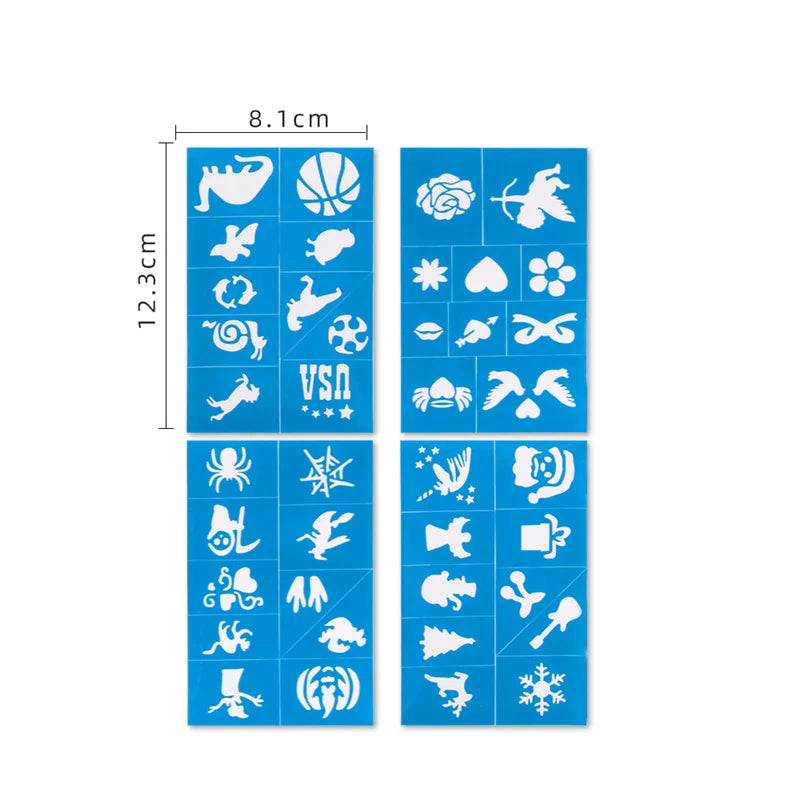Tidesmit 12 color water-soluble face body paint palette detail view for professional Halloween cosplay makeup