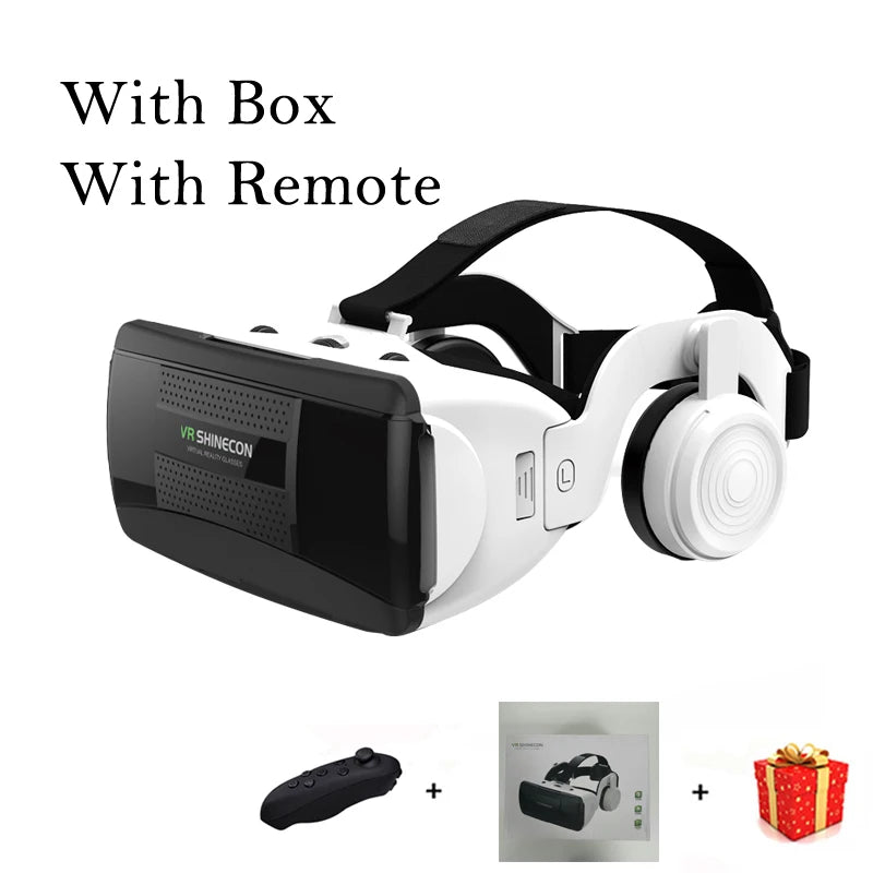 Tidesmit Smartphone VR Headset with Adjustable Lenses and Remote Control With Remote A Tidesmit