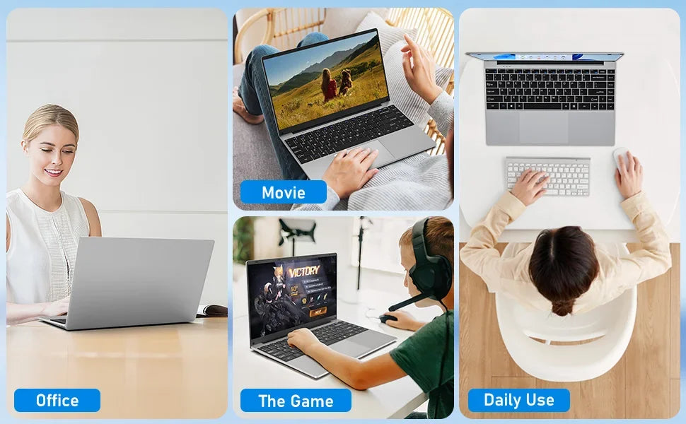 2026 Intel Core I9 10980HK Portable Laptop Computer 16GB DDR4 1TB 2TB SSD 14.1' Notebook Windows 11 4K Office Gaming PC