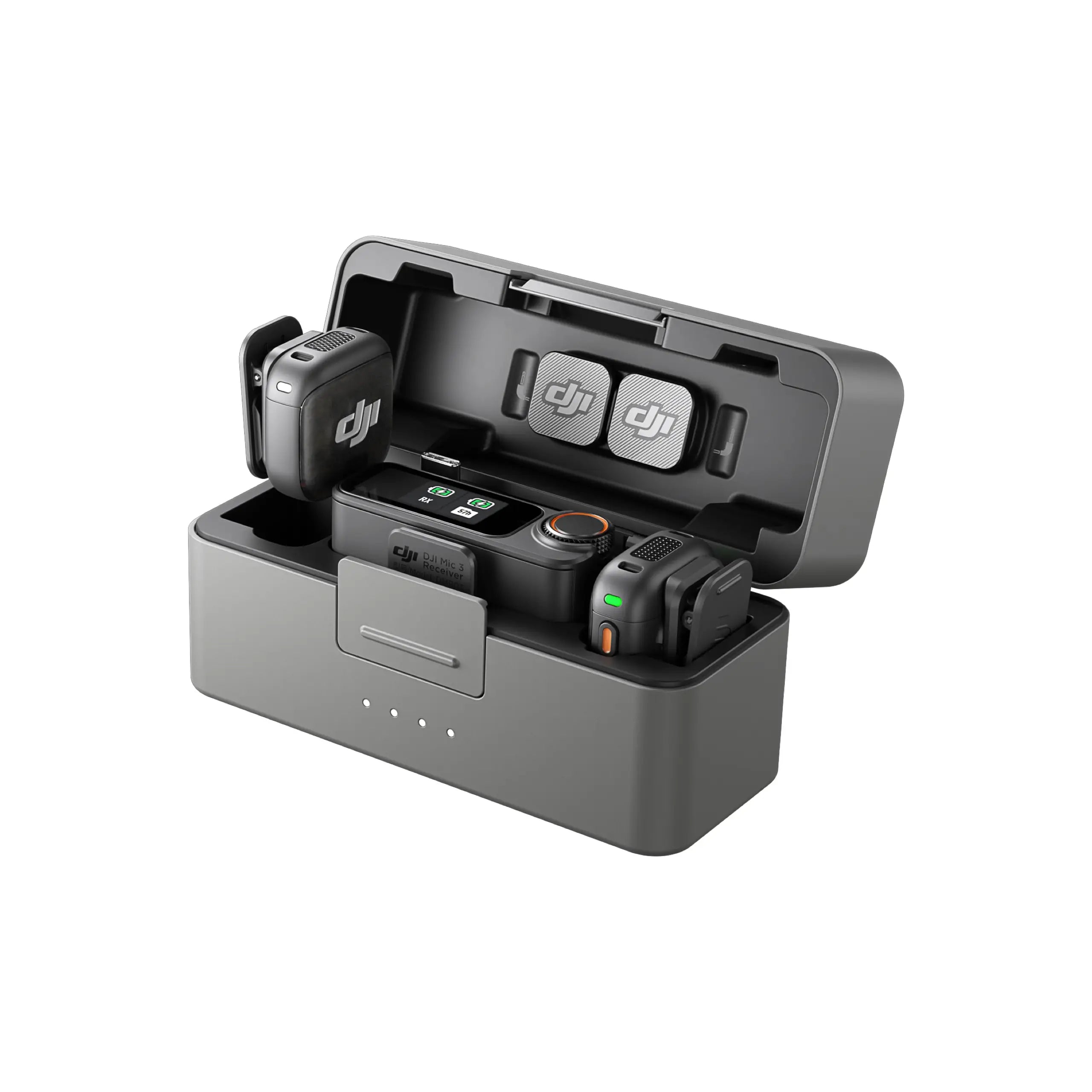 DJI Mic 3 Wireless Lavalier Microphone Kit | 2TX 1RX Dual Channel Tidesmit