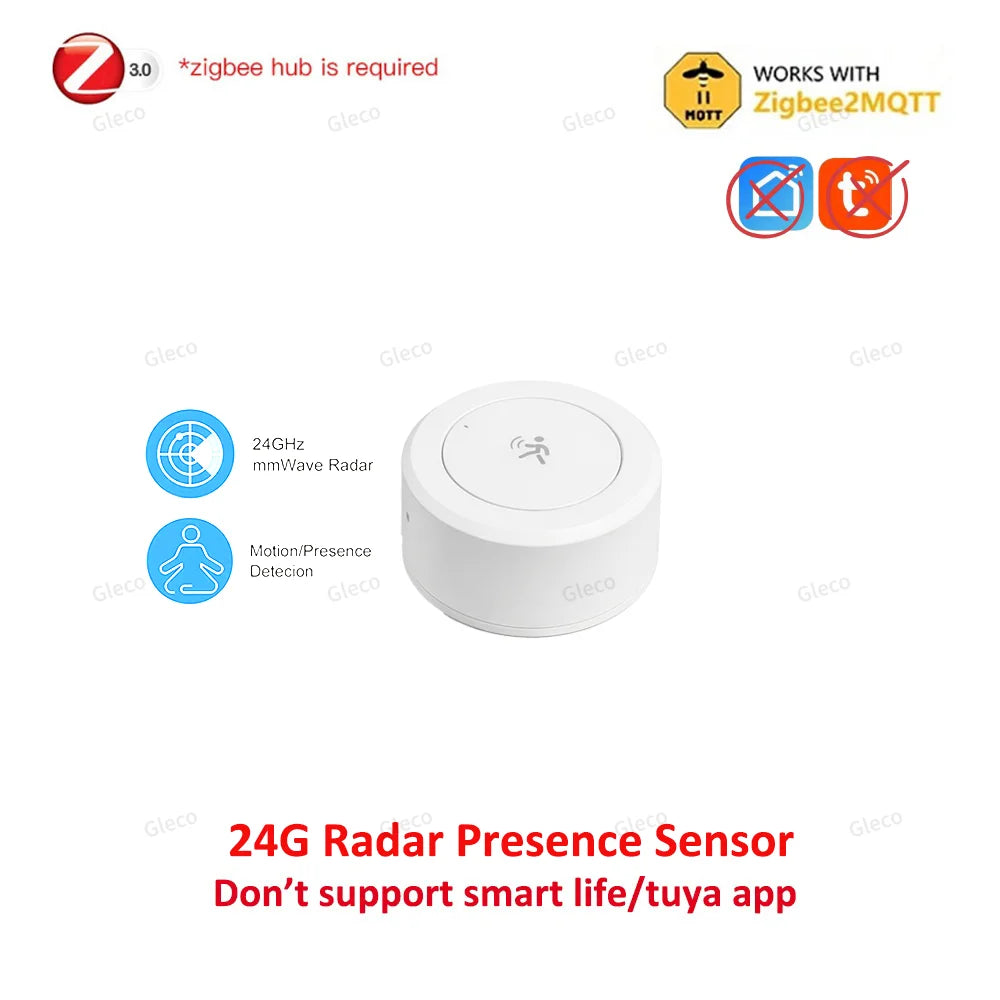 Zigbee MmWave Human Presence Sensor | Precision Smart Home Radar TYPE3 For Z2M China Mainland Tidesmit