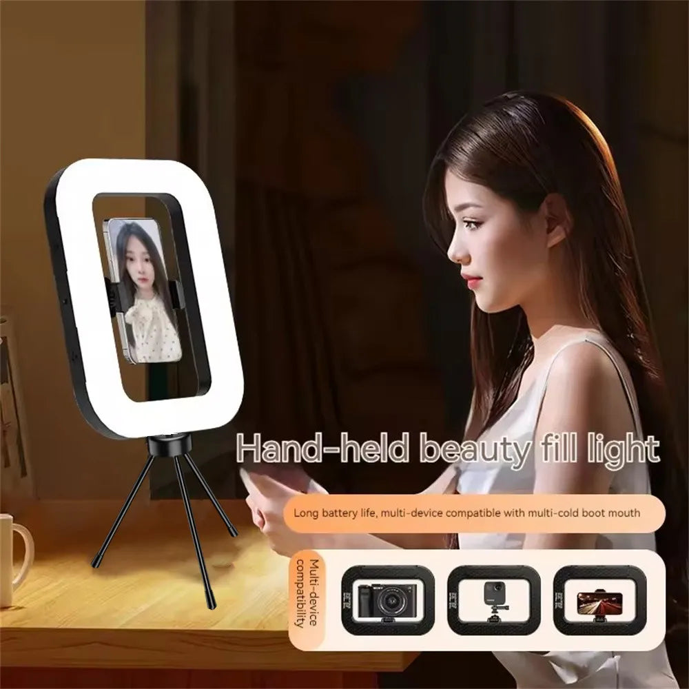 Handheld Ring Light for Phone - Portable LED Vlog Lighting Tidesmit