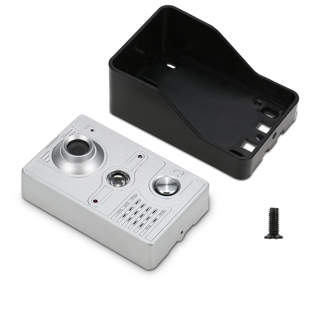 7 inch Wired Video Doorbell Indoor Monitor IR-CUT Outdoor Camera Visual Intercom Two-way Audio Remote Unlock Video Door Phone