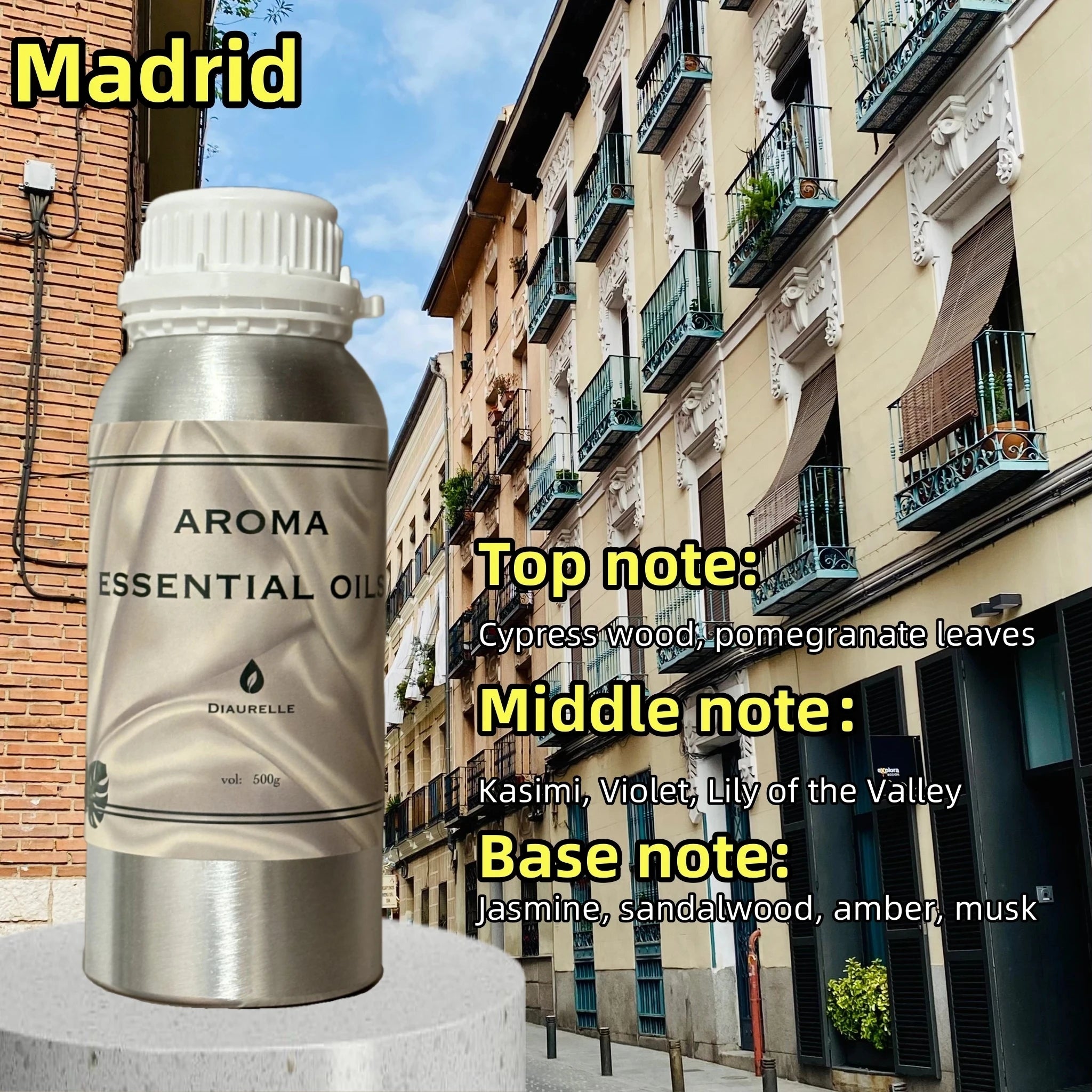 Bestseller 500ml Essential Oil Refill, Top Choice for Aromatic Diffuser & Air Freshener Machine, for Home and Hotel