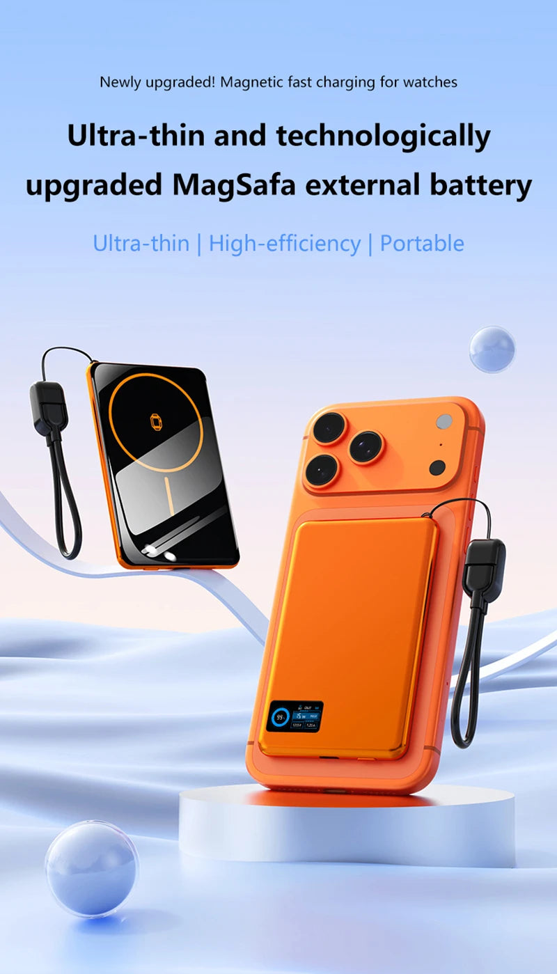 Tidesmit 50000mAh Magnetic Power Bank: Fast Charging Portable Charger Tidesmit