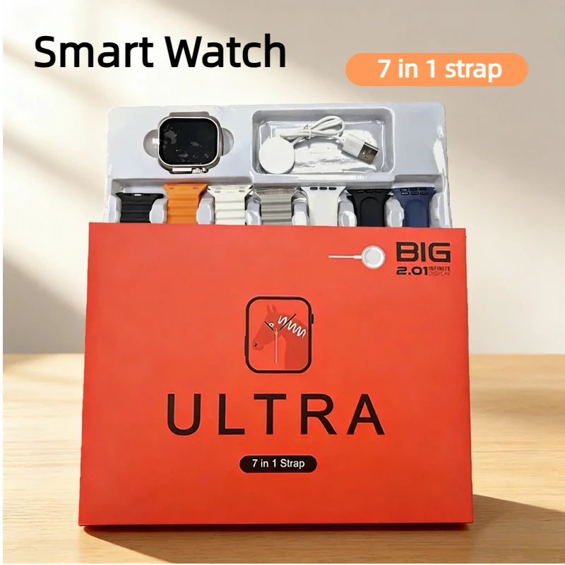 7 Watch Straps Smart Watch for men and women Health & Fitness Tra Bluetooth Phone Call SmartWatch DIY watch Faces Sport Watch