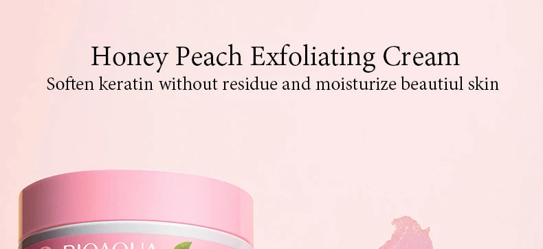 Honey Peach Facial Scrub: Natural Exfoliating Cream by Tidesmit Scrubs Treatments Tidesmit