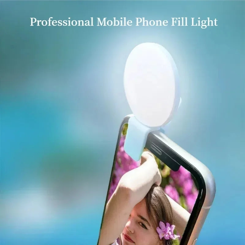 LED Selfie Ring Light – Adjustable Phone Lamp for Content Creation Tidesmit