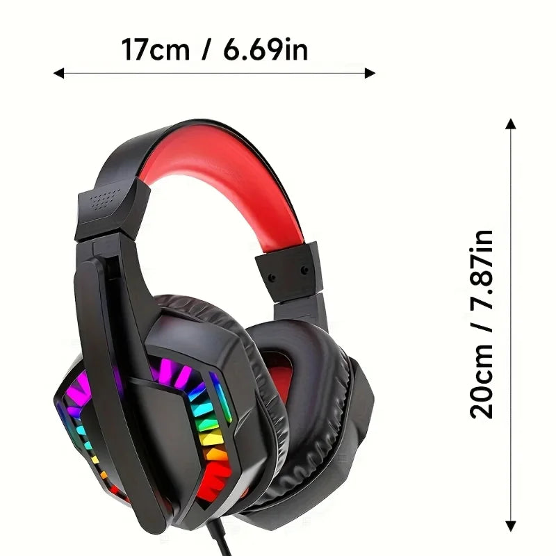 Gaming Headphones with RGB Microphone & Stereo Bass - H120 Tidesmit
