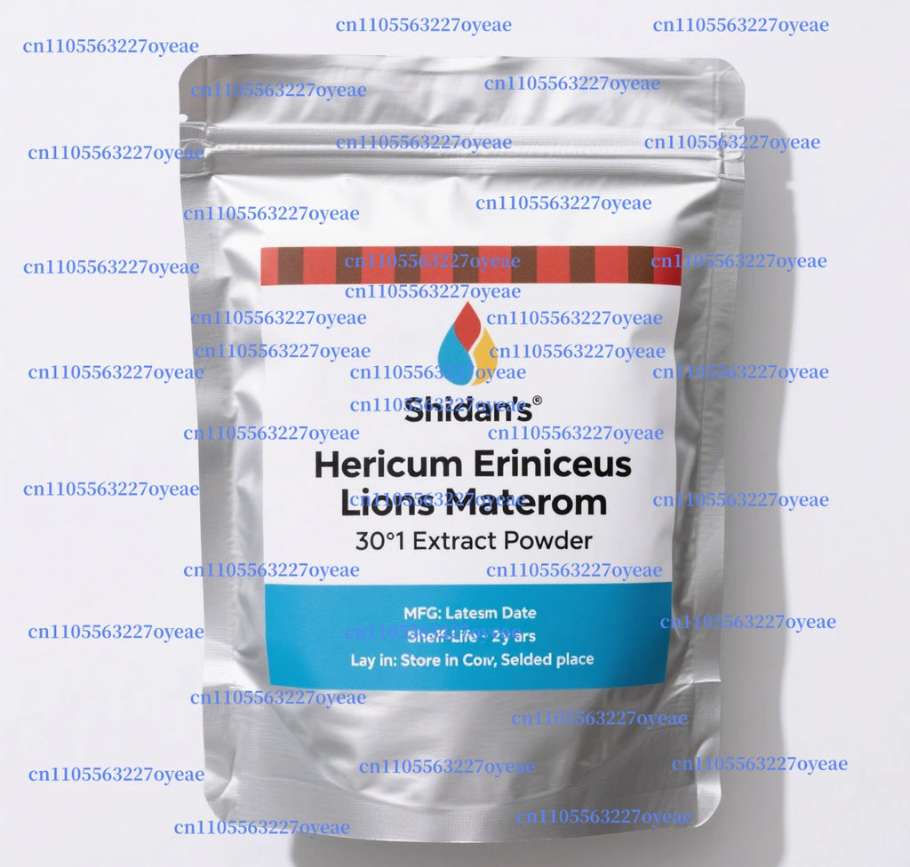 Customized Proportion Lions Mane Mushroom Extract Powder Packaging Bulk Hericium Erinaceus Out Packing Aluminum Foil Bag