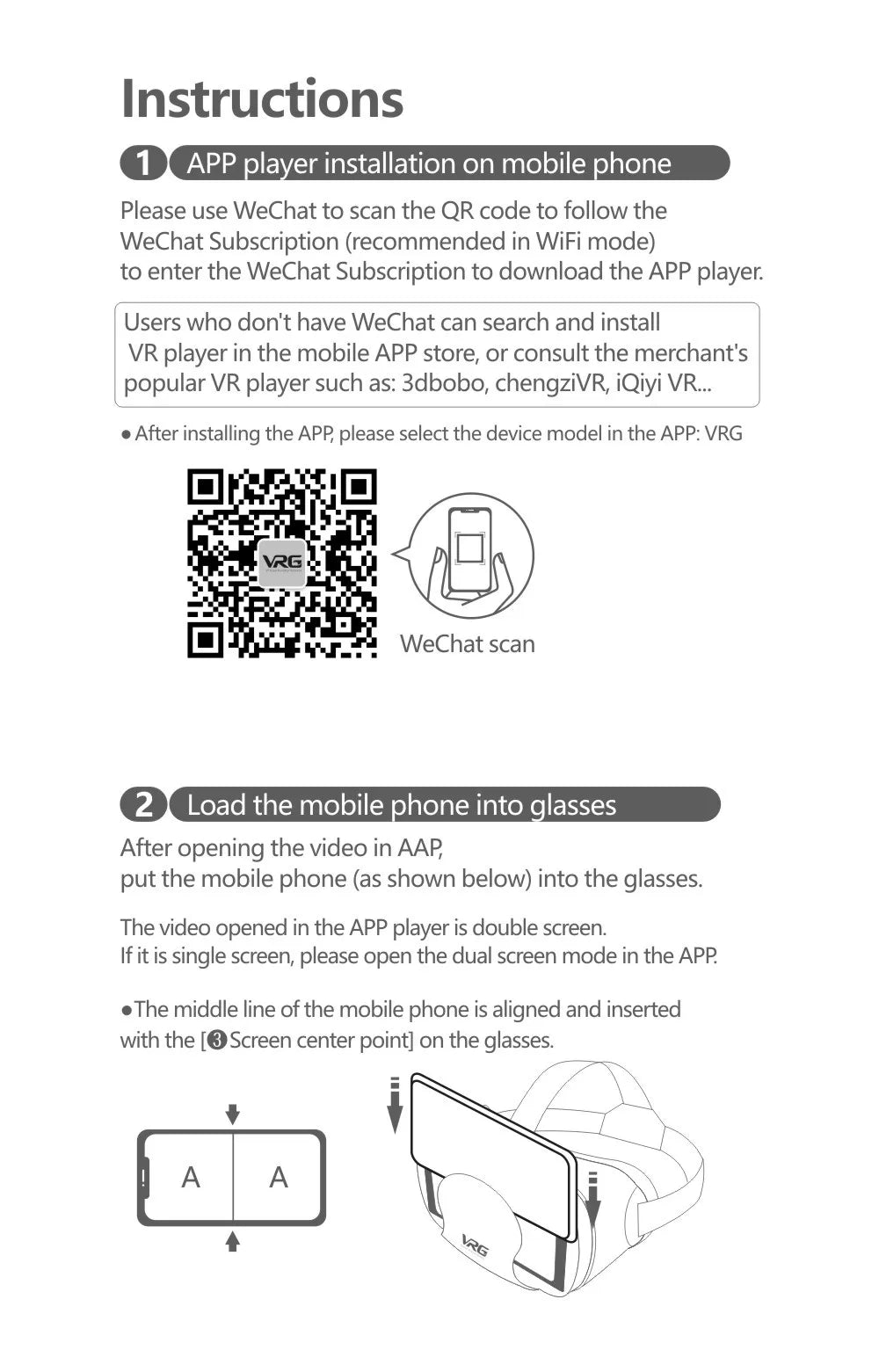 VR Headset for Smartphones - Immersive Wide Angle Smart Glasses Tidesmit