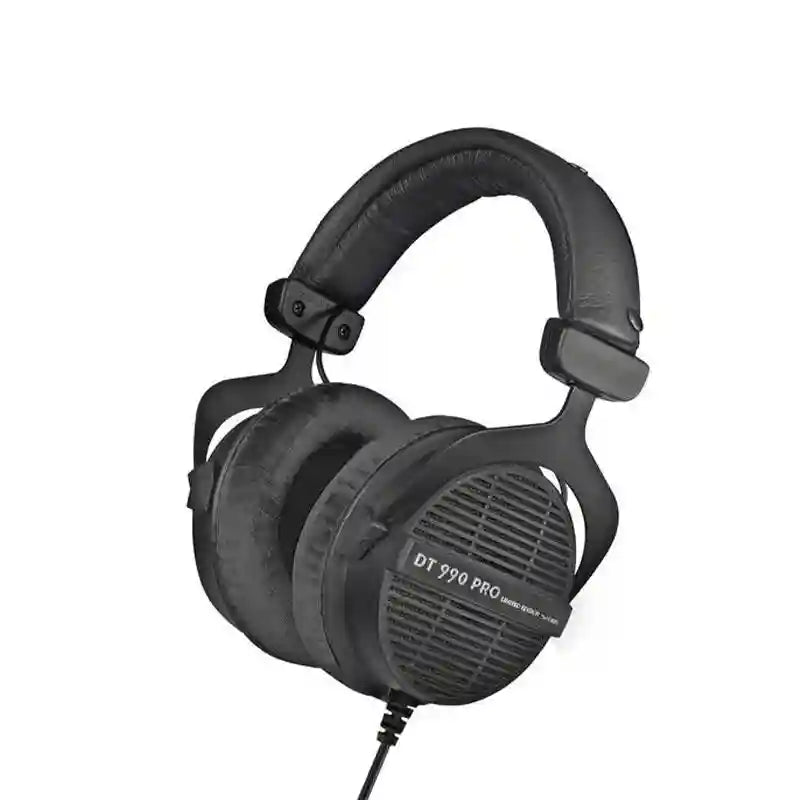 DT990 PRO Studio Headphones: Over-Ear Open-Back for Precise Mixing Black 250 Ohm Tidesmit
