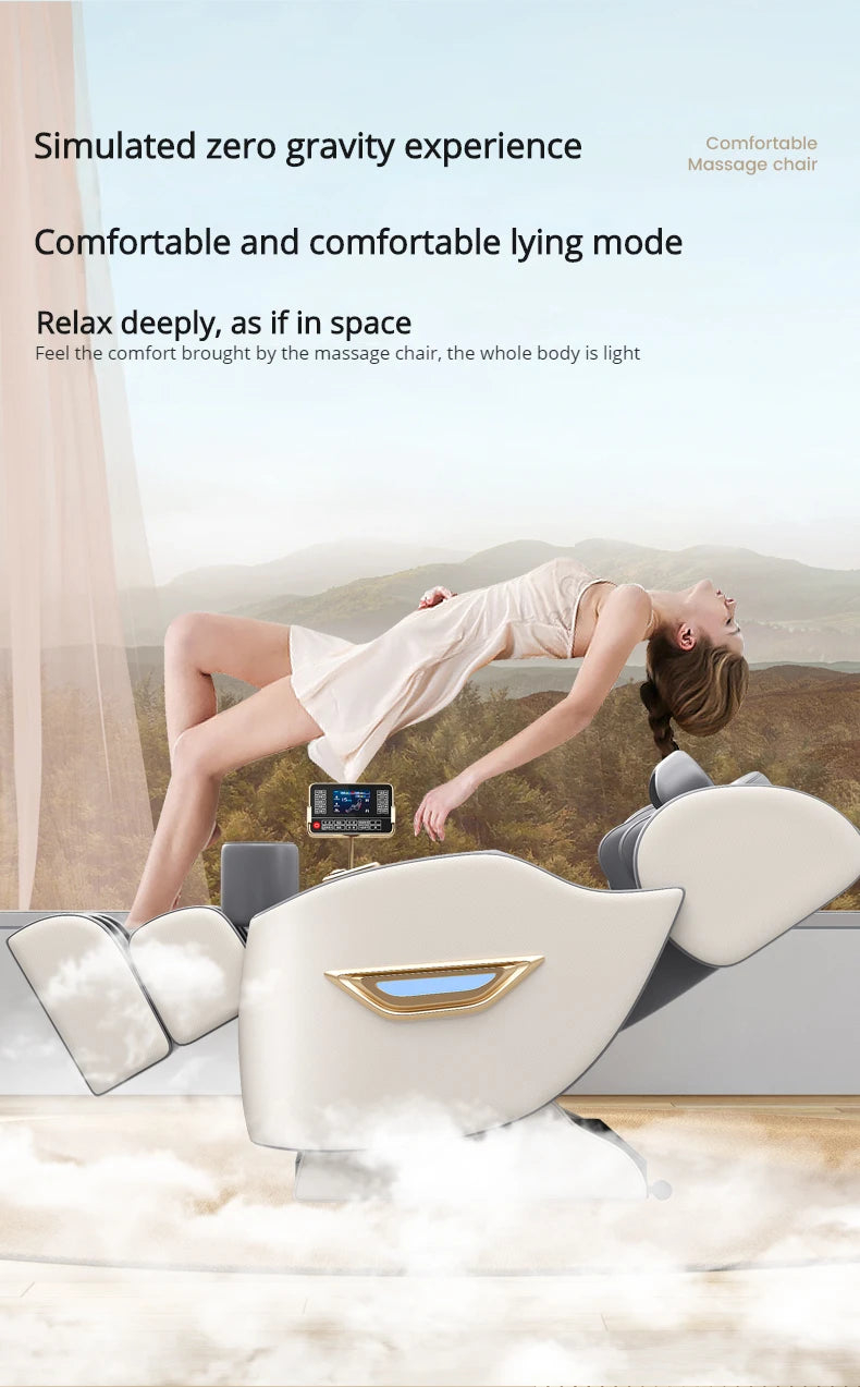 Massage Chair Zero Gravity 4D Spa - Full Body Recliner with Heat Therapy Massage Chairs Tidesmit