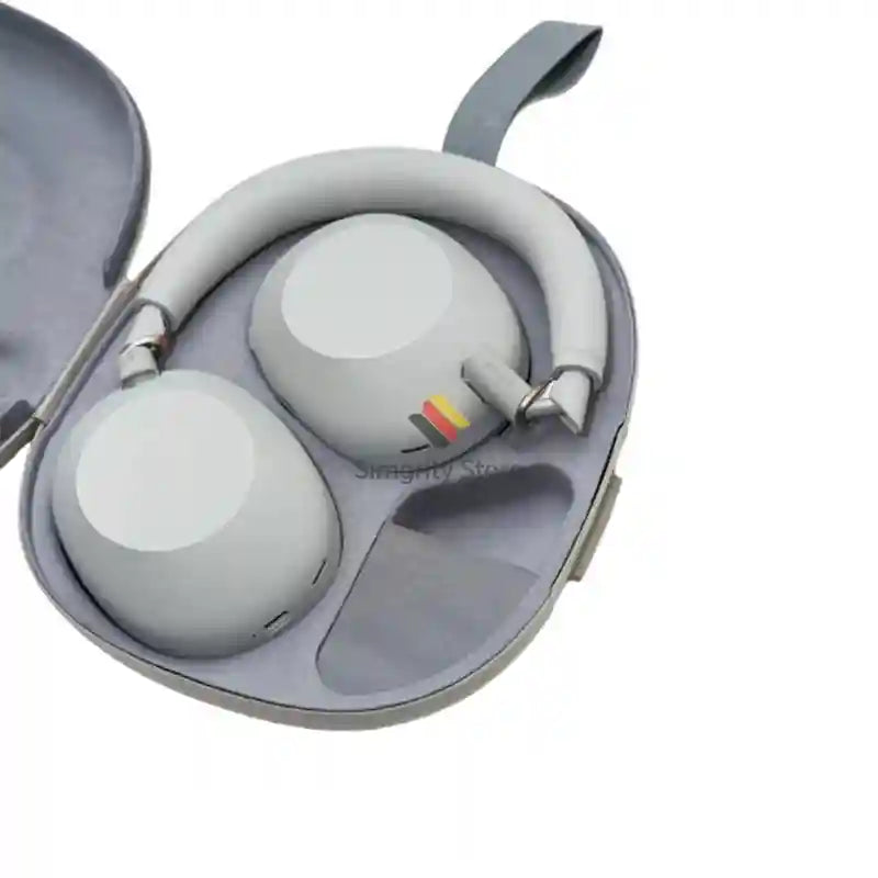 Sony Over-Ear Wireless Headphones with Active Noise Cancellation Platinum Silver Tidesmit
