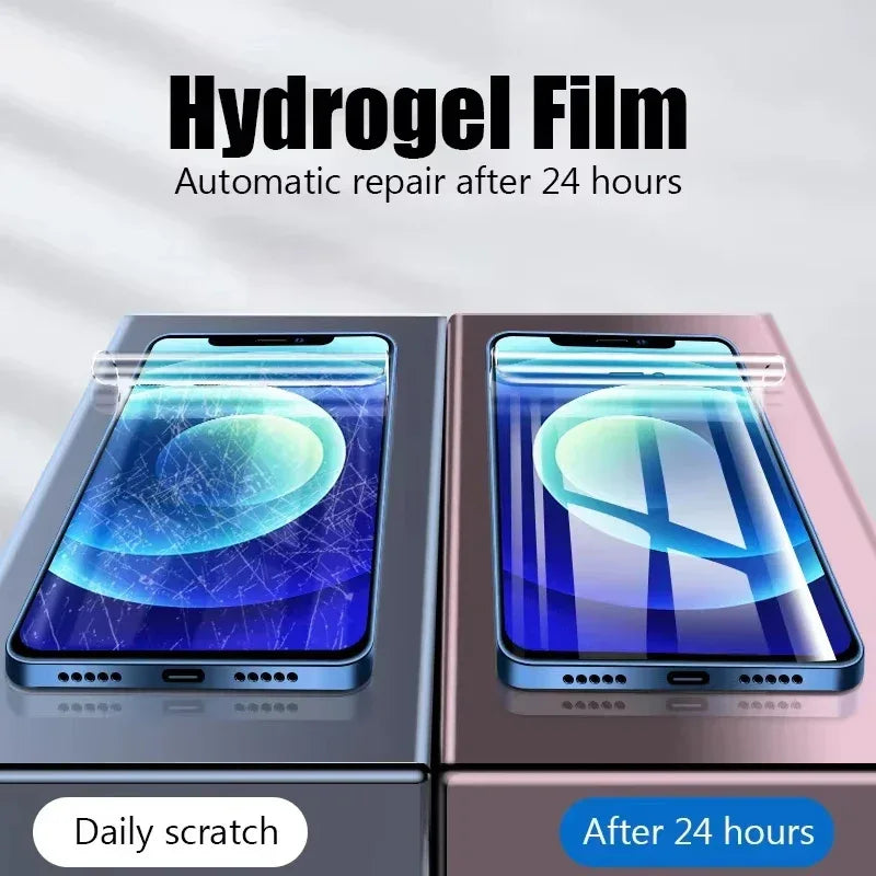 iPhone Screen Protector Hydrogel Film 3 Pack - Case Friendly Protection Tidesmit