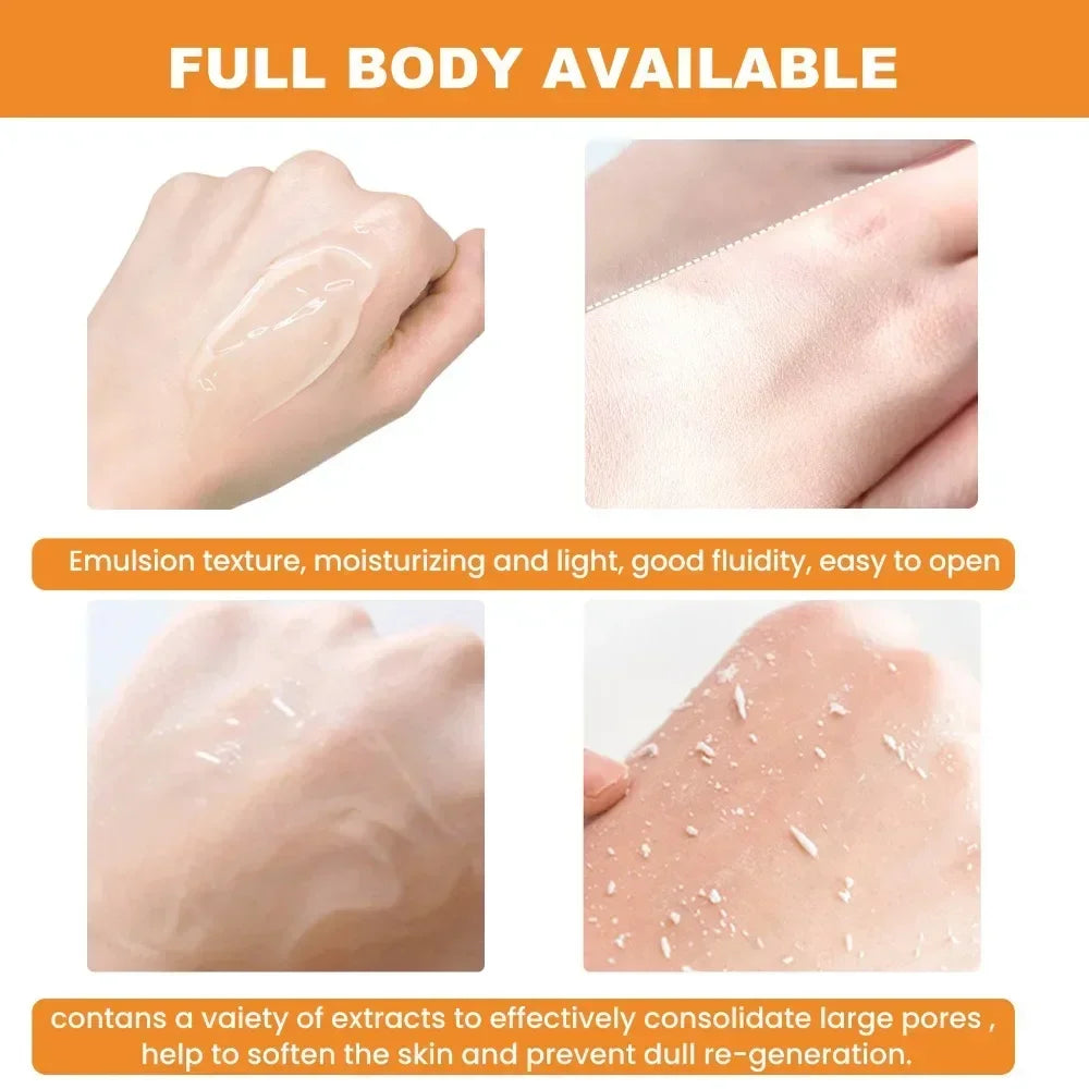 Orange Exfoliating Gel 50g - Natural Brightening Facial Scrub Scrubs Treatments Tidesmit