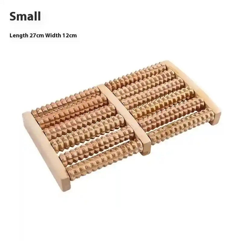Wooden Foot Massager Roller | Deep Tissue Reflexology Tool Massage Roller P1 Tidesmit