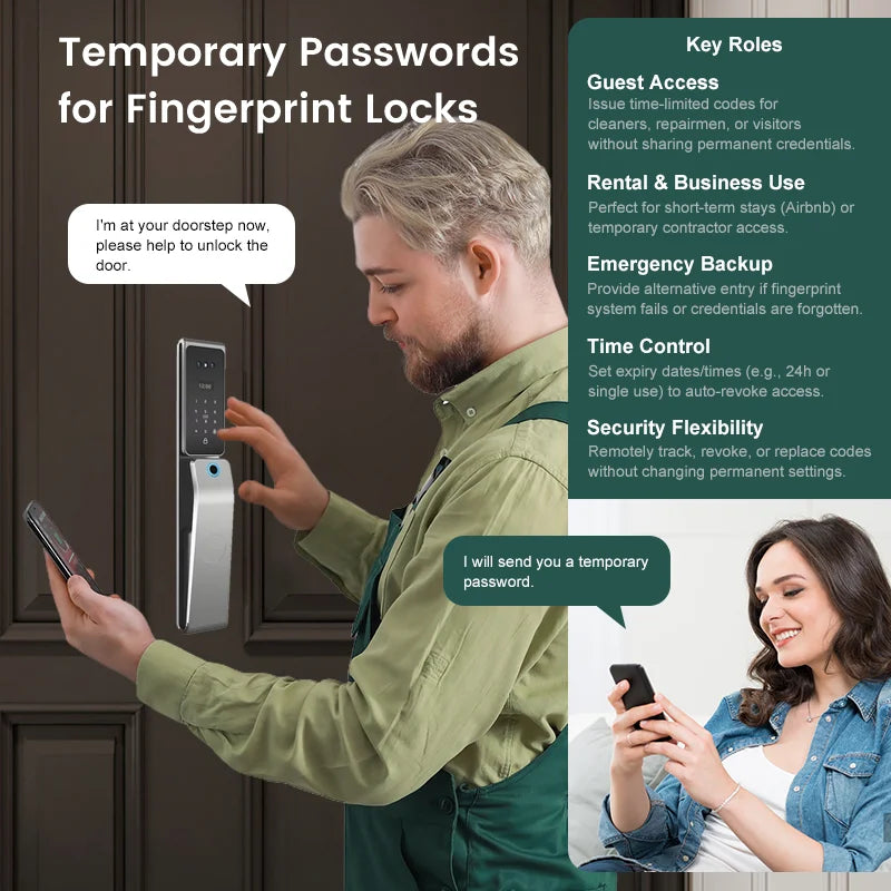 Waterproof  Smart Door Alexa Lock Israel 6590 Mortise Hebrew Tuya Smart Life APP Face Digital Door Lock With Camera