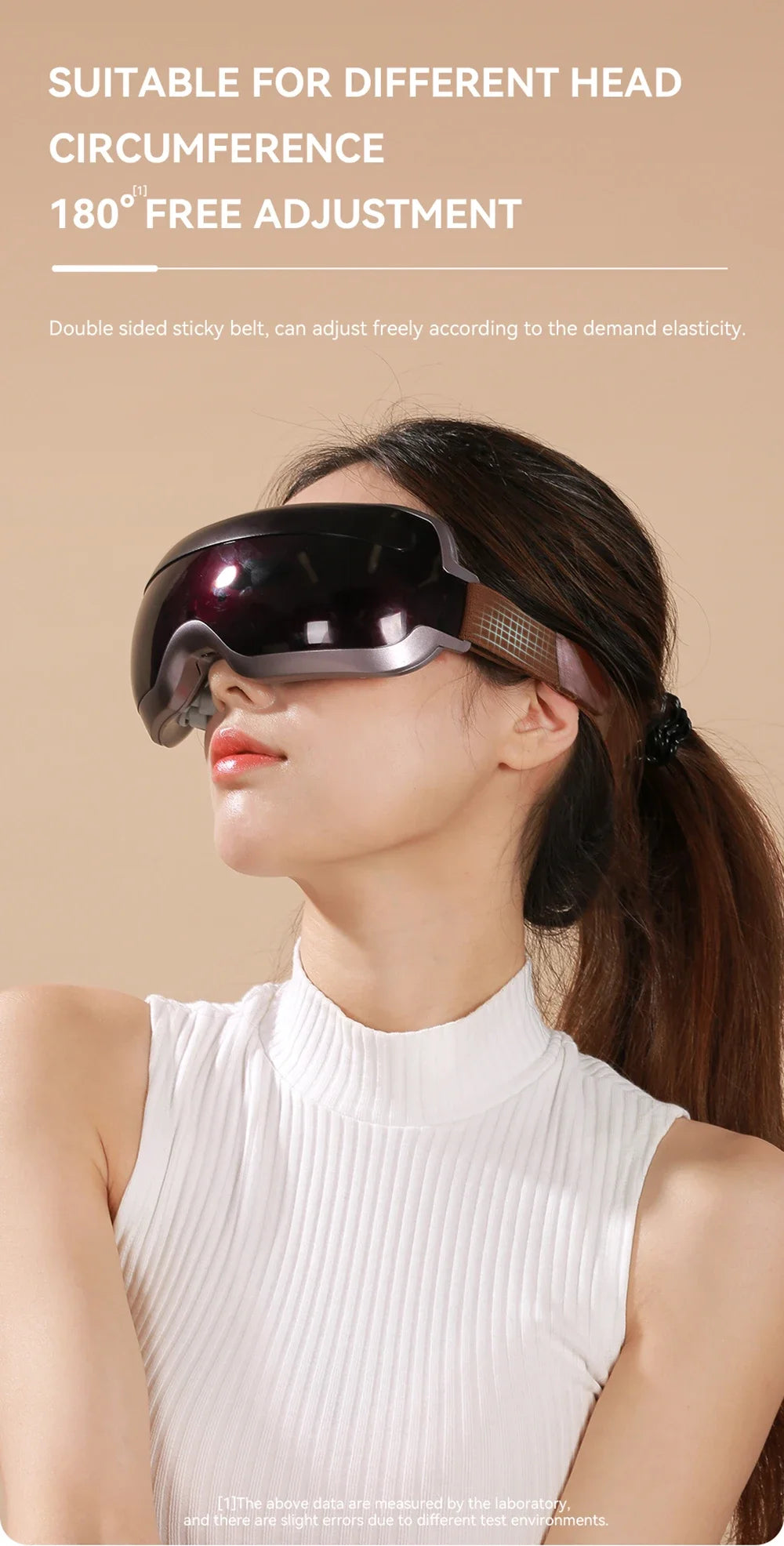 Electric Eye Massager with Bluetooth - Portable Heat Therapy Relief Massage Chairs Tidesmit
