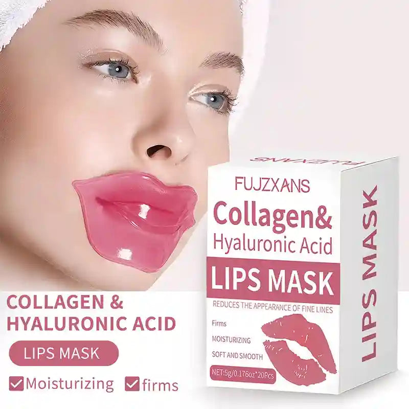 Pink Lip Masks for Hydration and Smooth Skin – 20 Pack Tidesmit Lip Care Tidesmit