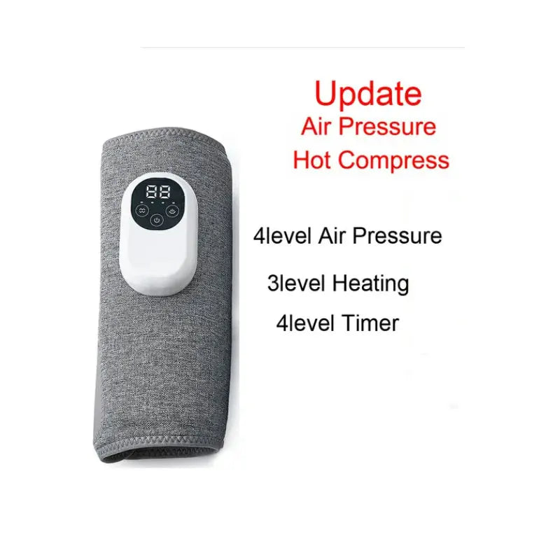 Portable Calf Massager with Heat - Air Compression Recovery Device Fascia Gun 9911-one leg heat Tidesmit