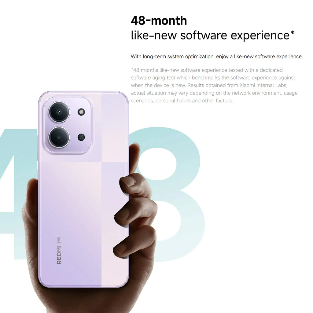 Redmi 15C 5G Smartphone 128GB - 6.9 Inch Display - Purple AE Tidesmit