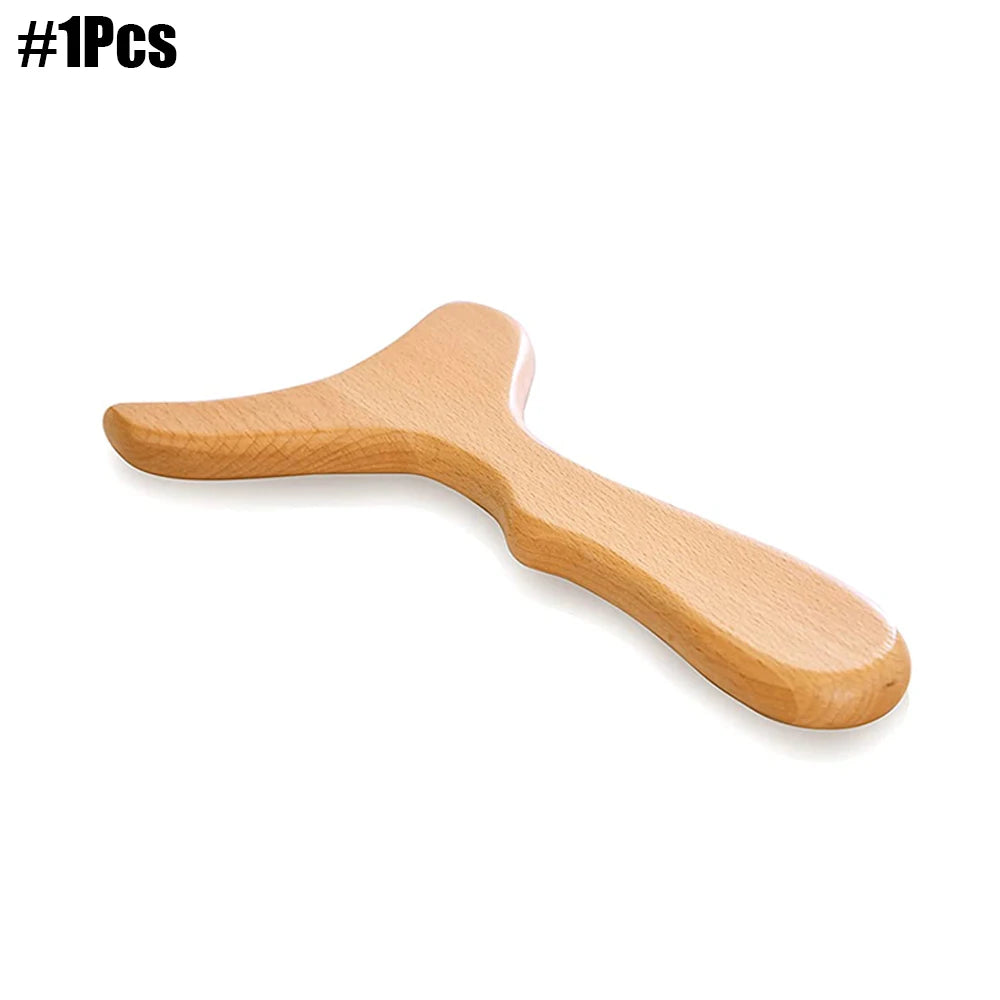 Wood Therapy Massage Tools for Body Contouring | 6 Piece Kit Relaxation Treatment 1Pcs 1 Tidesmit