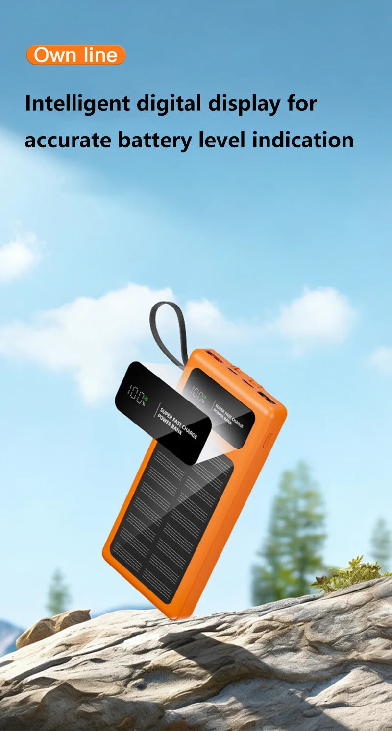 Tidesmit 200000mAh Portable Charger - High Capacity Fast Charging Power Bank Tidesmit