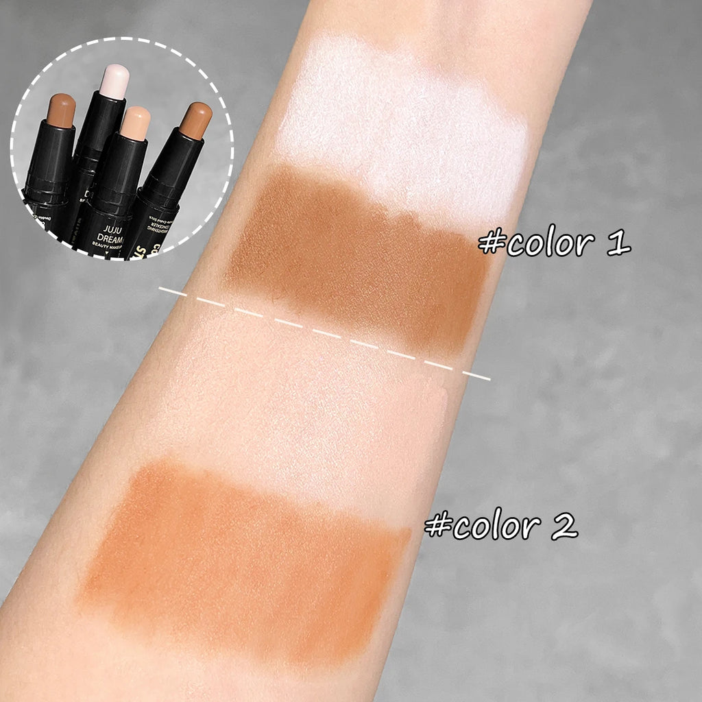 Tidesmit dual-ended highlighter and concealer pen for natural 3D contouring and bright facial definition