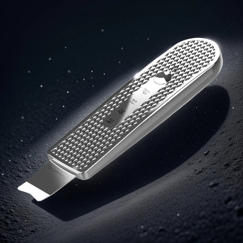 Ultrasonic Facial Skin Scrubber | Professional Deep Cleaning Spatula Scrubs Treatments Tidesmit