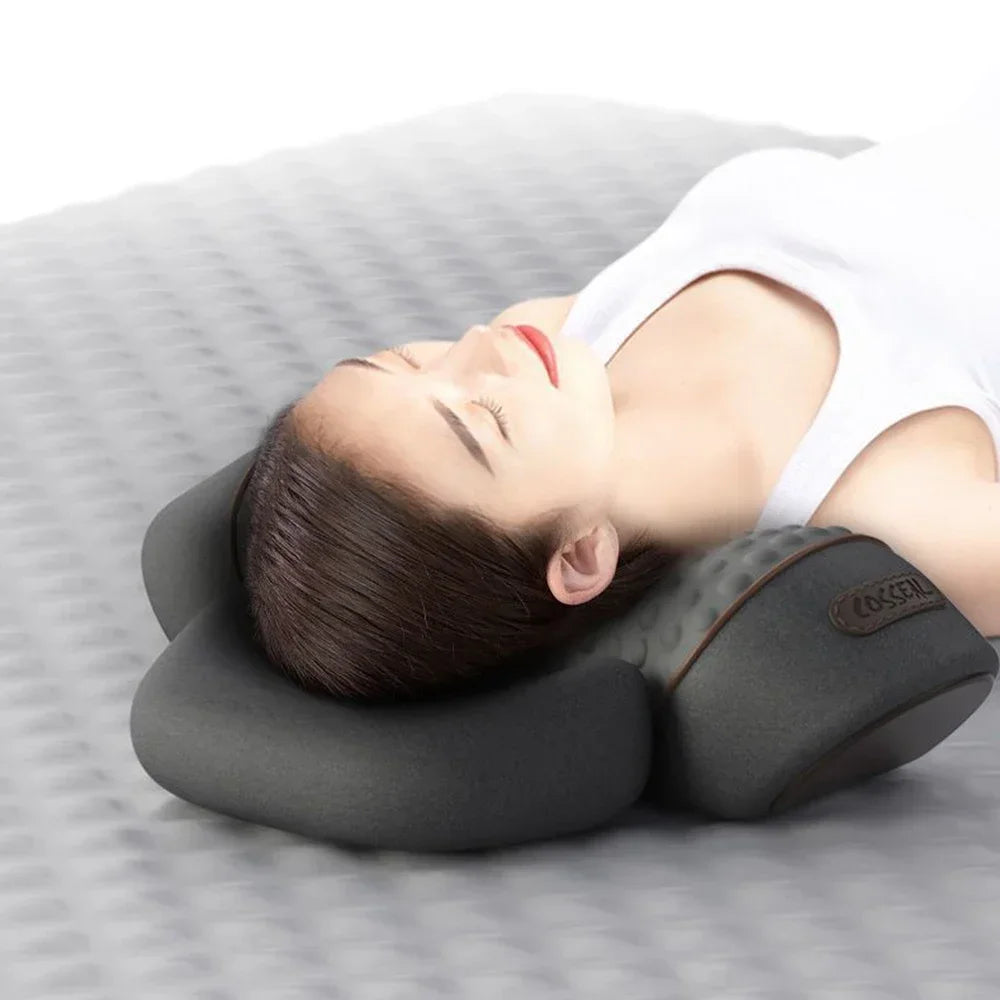 Electric Neck Massager with Heat and Vibration - Tidesmit Wellness Back Massage Instrument Tidesmit