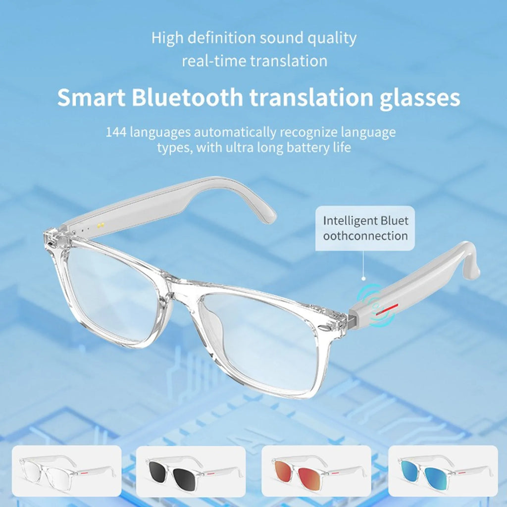 Smart Audio Sunglasses with Voice Translator – Bluetooth 5.0 Wireless Tidesmit
