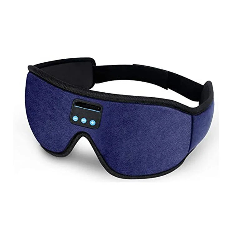Sleeping Headphones Eye Mask - Bluetooth Wireless Sleep Mask for Travel Blue Tidesmit