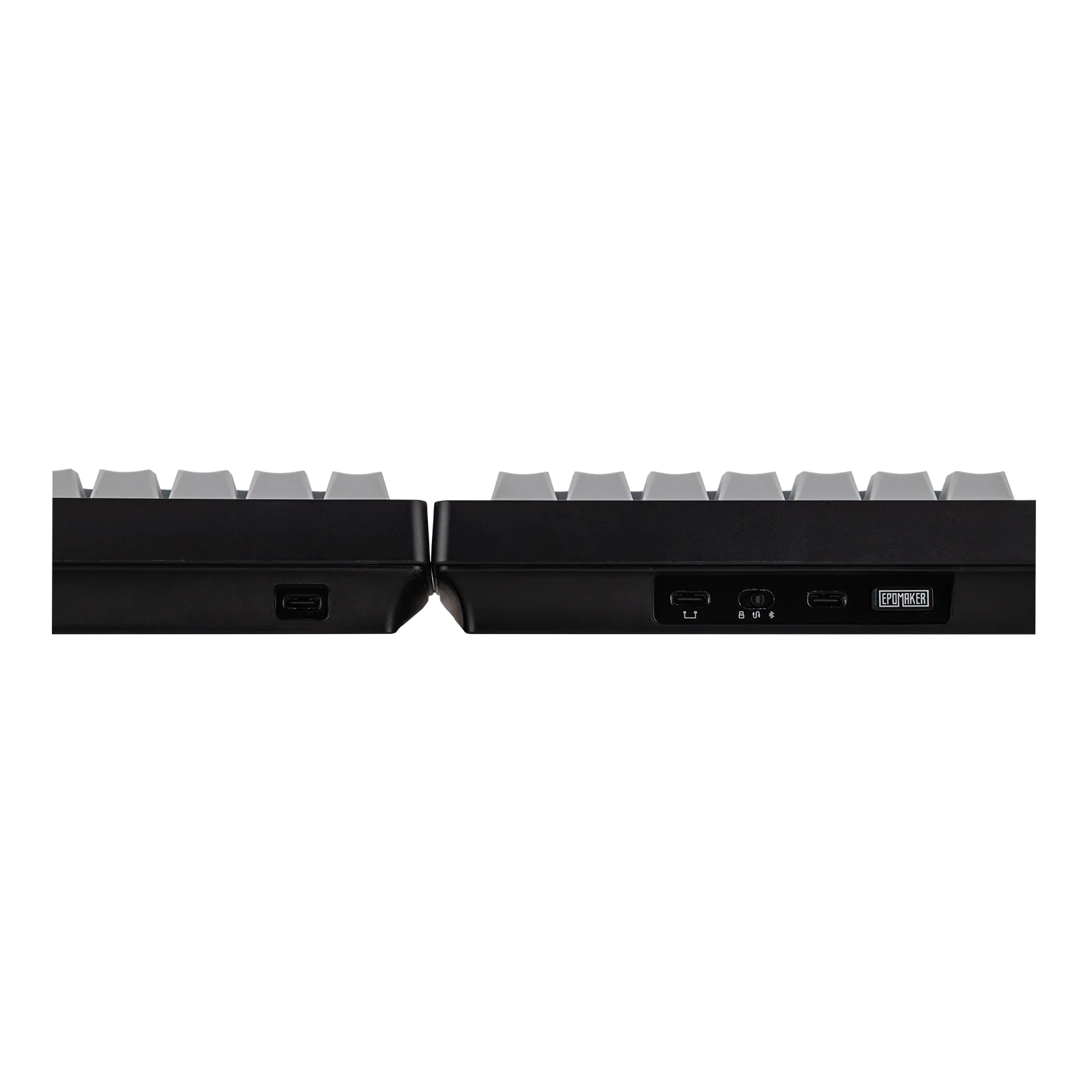 EPOMAKER Split70 QMK/VIA 70% Split Layout Wired/BT/2.4Ghz Wireless Mechanical Keyboard with Programmable Knob Mac Modifier
