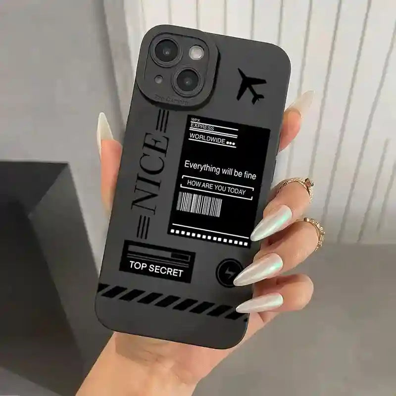 Airplane Route Phone Case | Shock-Absorbing Travel Cover for iPhone Tidesmit