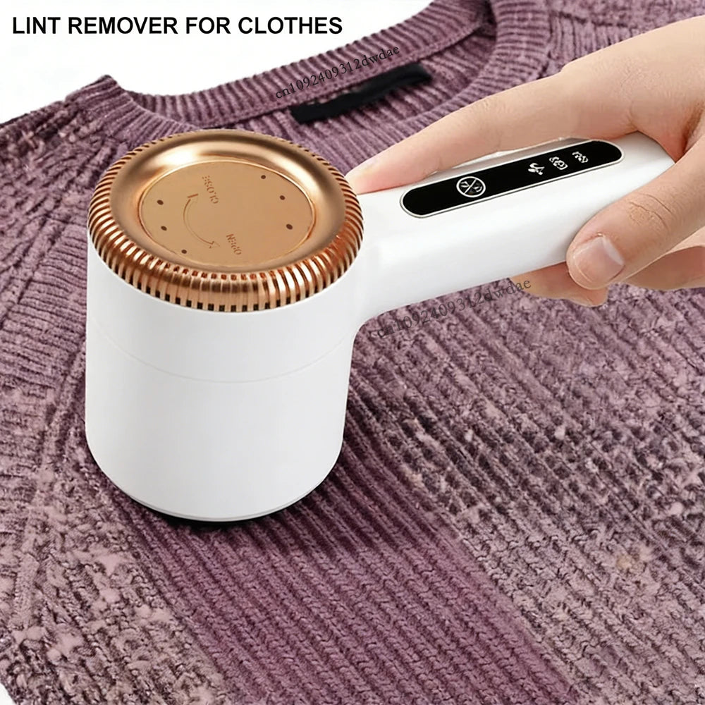 Tidesmit electric lint shaver with professional blade for fast fabric hair ball removal and USB rechargeable design