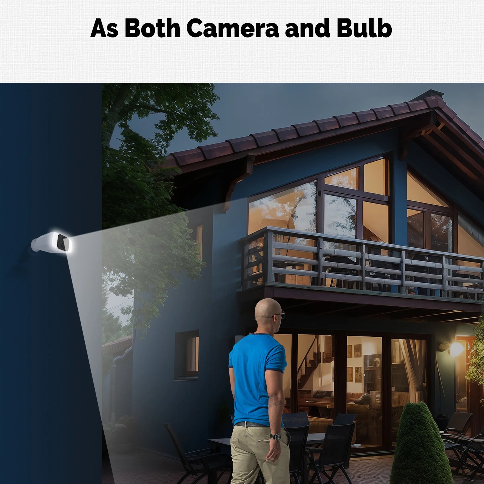 MOES Tuya WiFi 2.4GHz 5GHz Dual Band Smart Solar Power Panel Integrated Camera IP65 Waterproof APP Monitoring Alexa Google Home