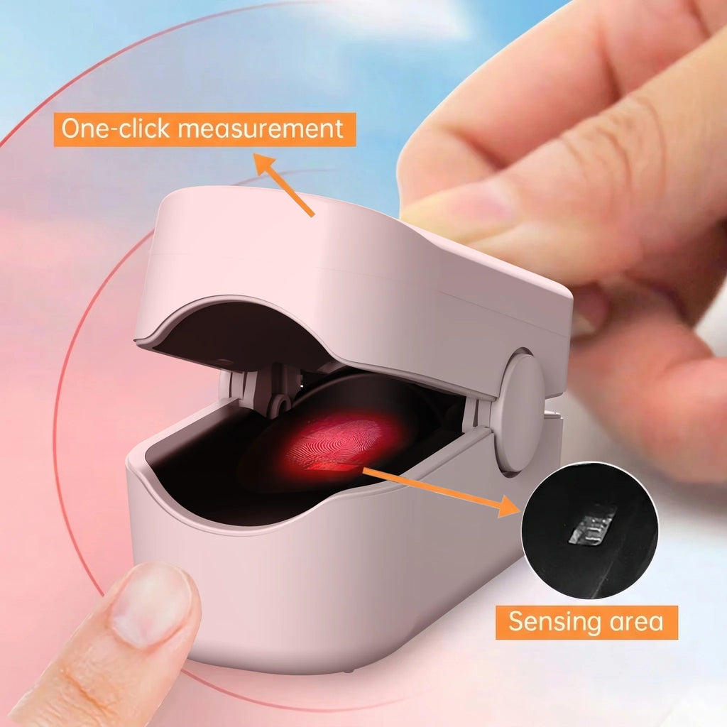 Oximeter Portable Fingertip Pulse Blood Oxygen Saturation Monitor With TFT Display Fingertip Oximeter Testing SpO2 Health Care