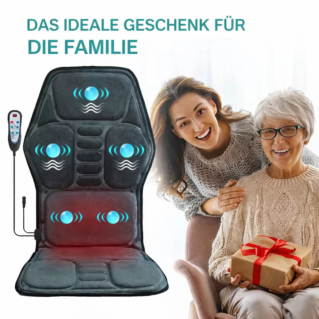 Massage Seat Cushion with Heat & Vibration - Electric Muscle Relief Massage Cushion Tidesmit
