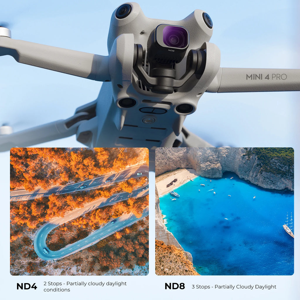 DJI Mini 4 Pro Filter Set - Professional Multi-Coated Optics Tidesmit