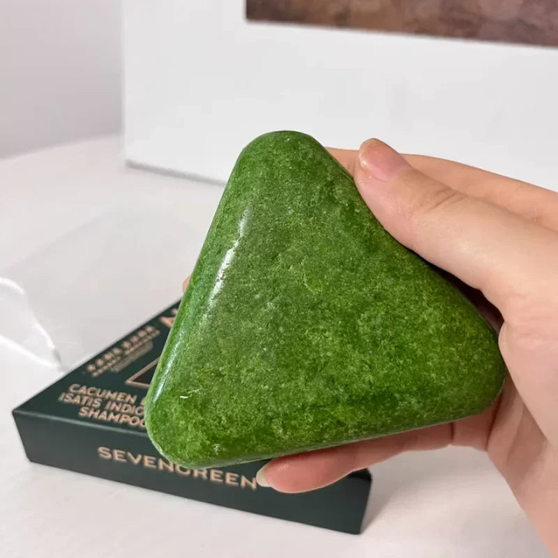 Oriental Arborvitae Leaf Shampoo Soap Relieves Scalp Itching Strengthens Hair Root Oil Control Anti-dandruff New Natural Shampoo