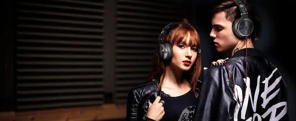 Over-Ear Wired Studio Monitor Headphones with Mic - Tidesmit Tidesmit