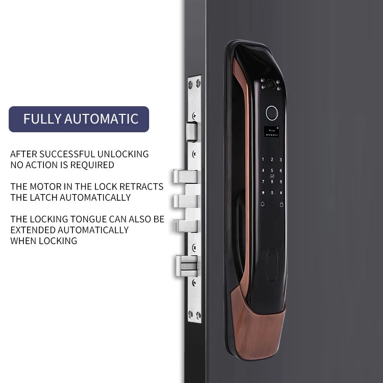 Digital Door Lock Competitive Price Fingerprint USmart Go APP Tuya Smart WiFi With Camera Smart Door Lock