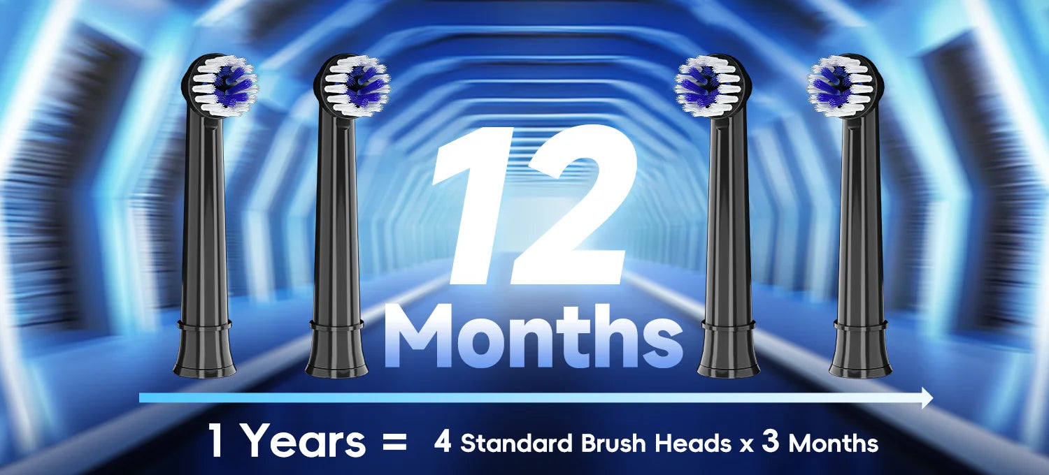 Electric Toothbrush Rotation Clean Teeth Adult 3 Modes Teeth Brush T37 Sonic Electric Tooth Brush With 4 Extra Replacement Heads