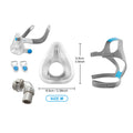 Face CPAP Masks with Headgear, Replacement Frame System for AirFit/AirTouch F20, Full Cover Assembly Set Includes Elbow Cushion