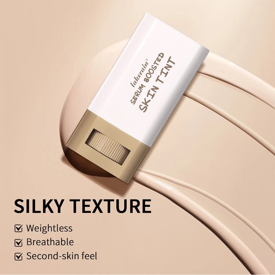 Tidesmit serum boosted foundation stick with silky moisturizing balm texture for natural even skin tone