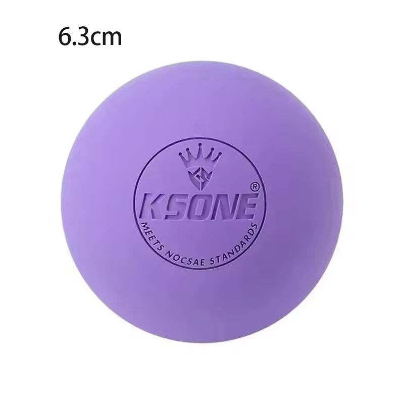 Massage Lacrosse Ball for Deep Tissue Relief and Muscle Recovery Relaxation Treatment 1purple Tidesmit